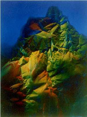  Sunrise on the Mountain 50x38cm Acrylic