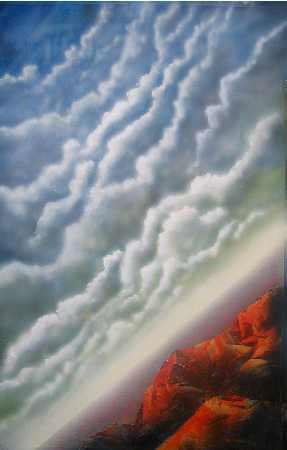  Fly Bye 43x70cm Acrylic on Paper