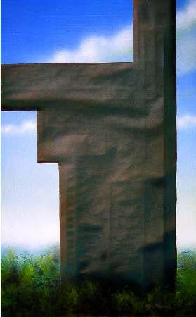 Last Gate 48x30cm Acrylic on Paper