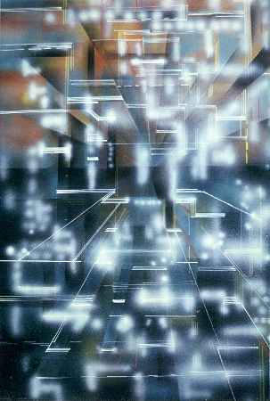 81 White Noise A2 Wcolour on Paper