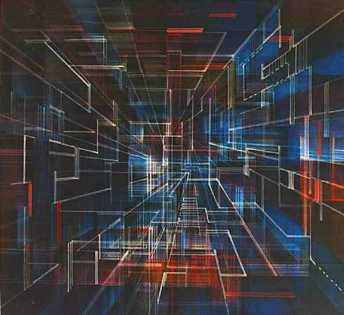 Perspective Shift 55x59cm Acrylic