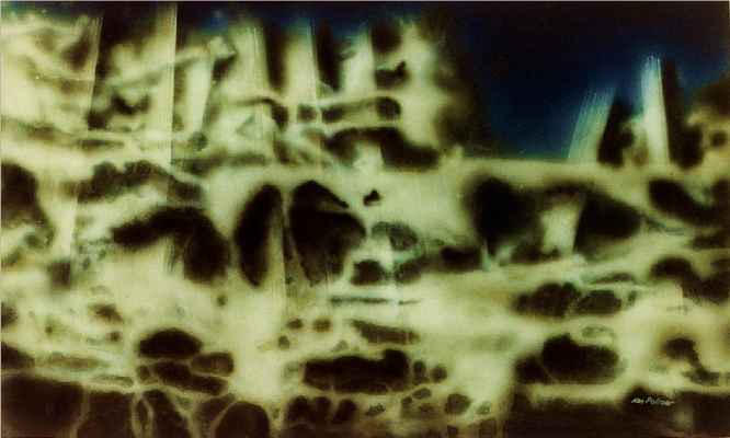 Corrosion of The E C A2 Watercolour on Paper