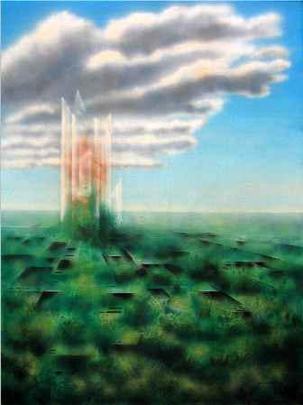 Ruins of the Glass Castle 45x60cm Acrylic