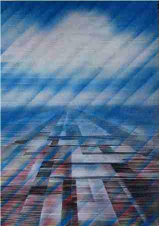 Processed Image II A1 Acrylic on Paper