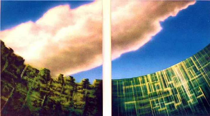 90 Pendulum 2 of 100x125cm