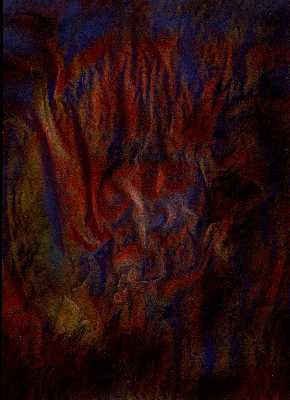  Corrupt Thistle A4 Acrylic on Paper