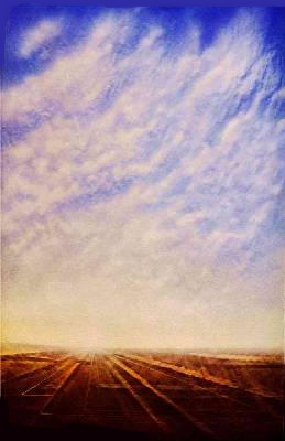 Liftoff  Acrylic on Paper on Canvas 