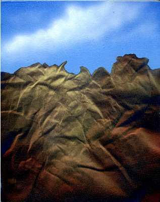 Ridge 20x24cm Acrylic on Canvas 