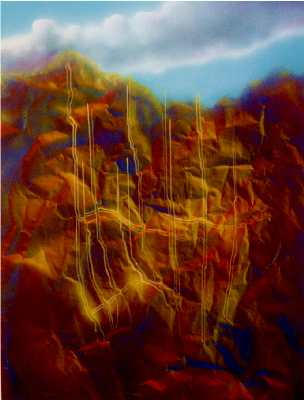 Ruins of the Bowl A2 Acrilic on Paper