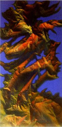 Carnivore 75x150cm Acrylic on Paper