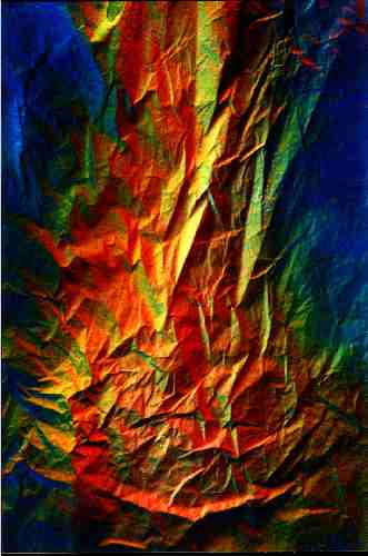 99 Burning Thistle A5 Acrylic on Paper